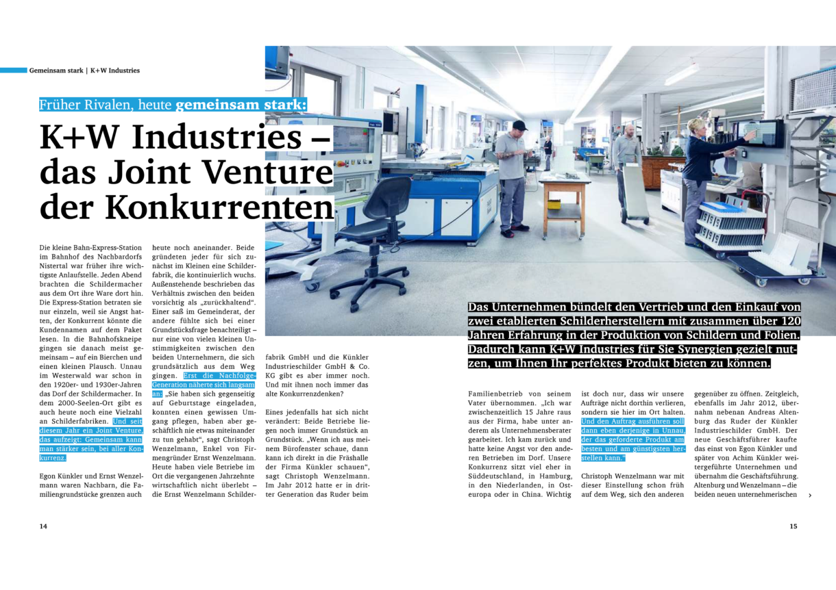 Unternehmer Magazin Mittelrheinland