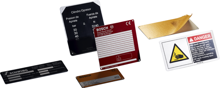 Company & type plates